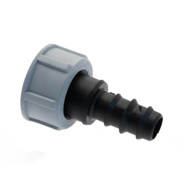 IWS 16mm Drain Fittings - 3/4" Female Hose Tail Barbed
