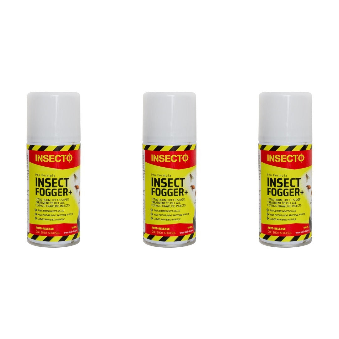 Insecto Pro Formula Insect Fogger 150ml - 3 Pack