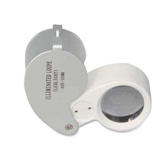 Loupe with LED Illuminator 40x Garden Detecting Loupe