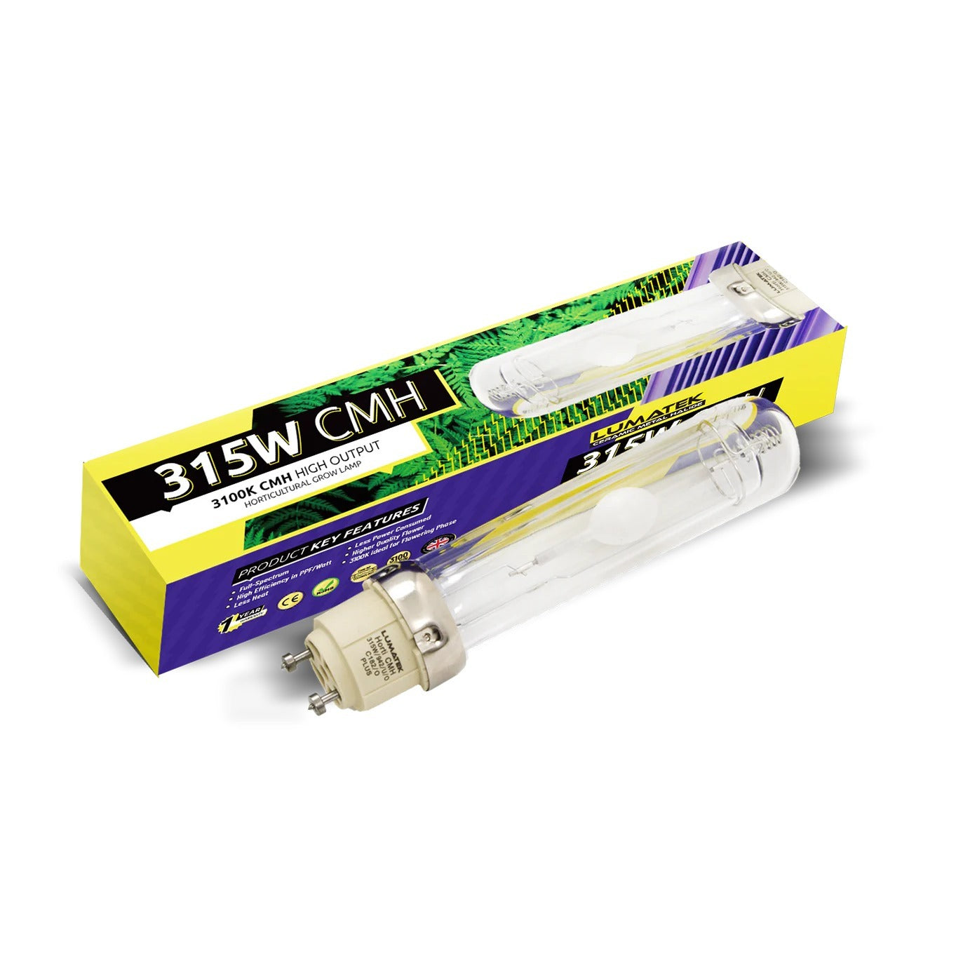 Lumatek 315W CMH Lamps - 4200K Veg Lamp (LUM0301)