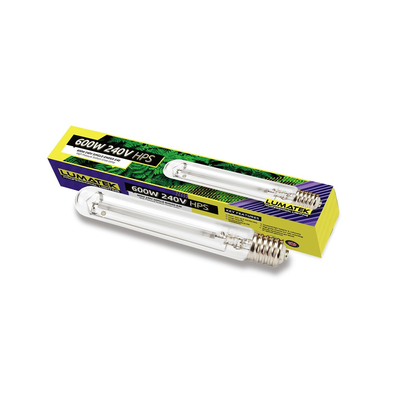 Lumatek 600w 240v HPS Dual Spectrum Lamp