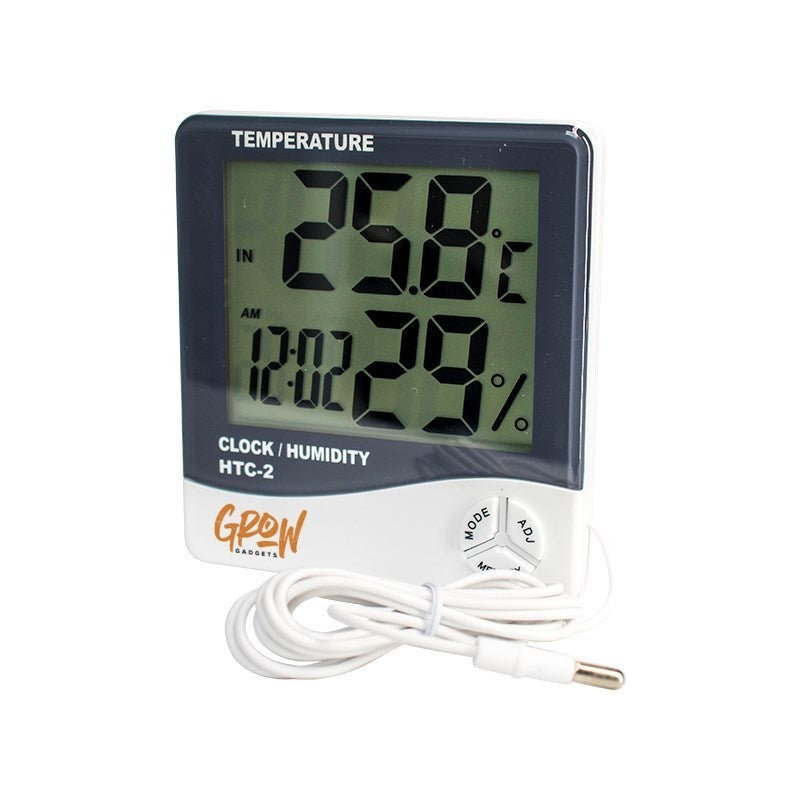 Min Max Thermometer & Hygrometer With Probe - Single