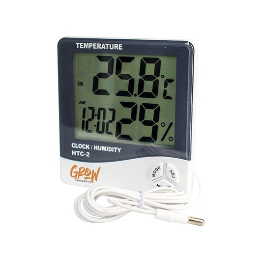 Min Max Thermometer & Hygrometer With Probe - Single