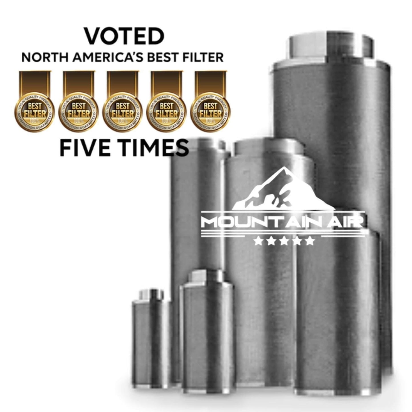 Mountain Air Carbon Filters - 12" / 1000mm - 2870m3/hr