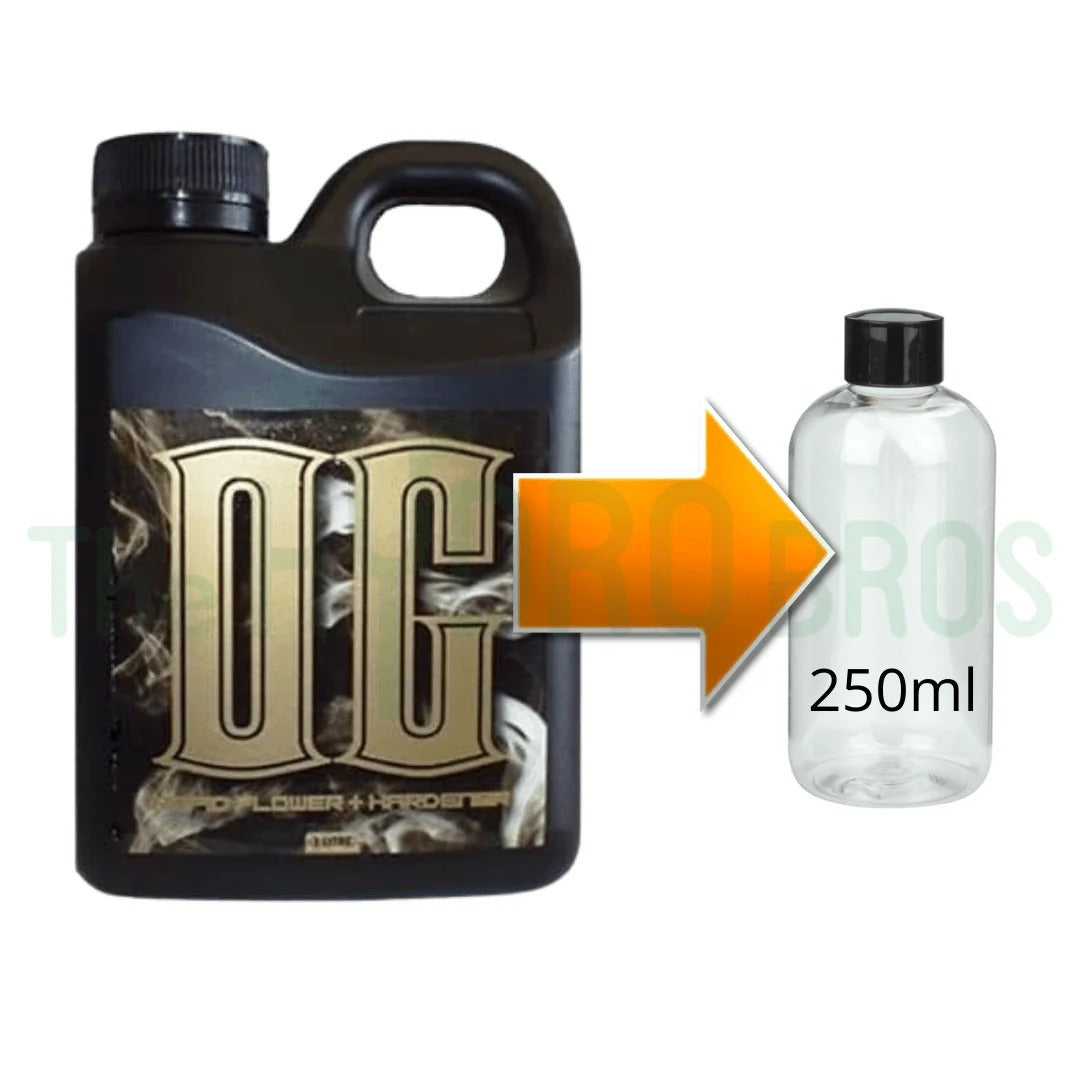 OG Rapid Flower & Hardener – Yield Booster for Hydro, Soil & Coco (1L or 250ml) - 250ml (Decanted)