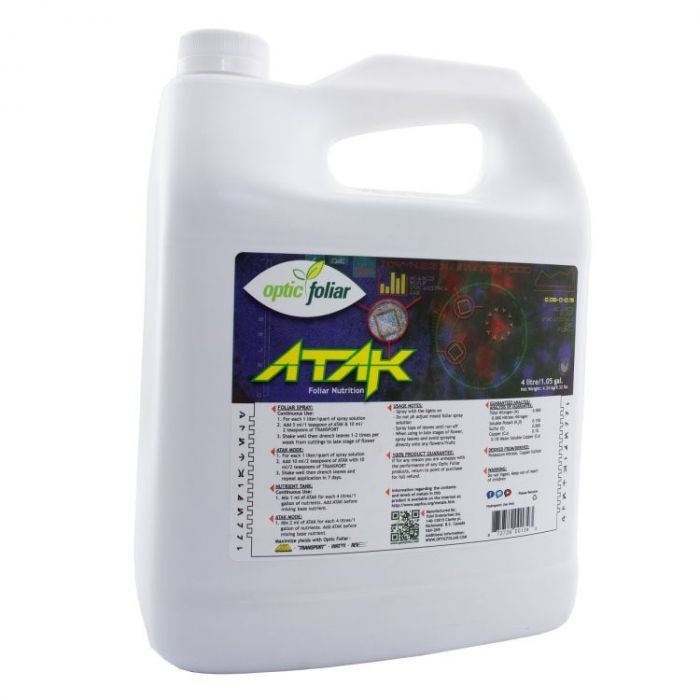Optic Foliar Atak - Powdery Mildew Treatment - 4L RTU