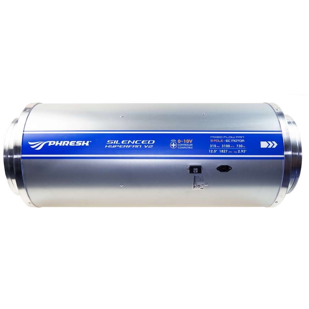 Phresh Hyperfan Silenced EC Fans - V2 - 10" - 1810 m3/h