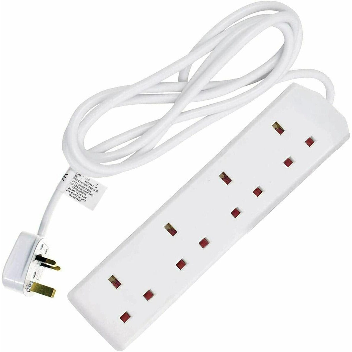 Power Extension Leads - 4 Gang / 5 Metre Power Extension Lead