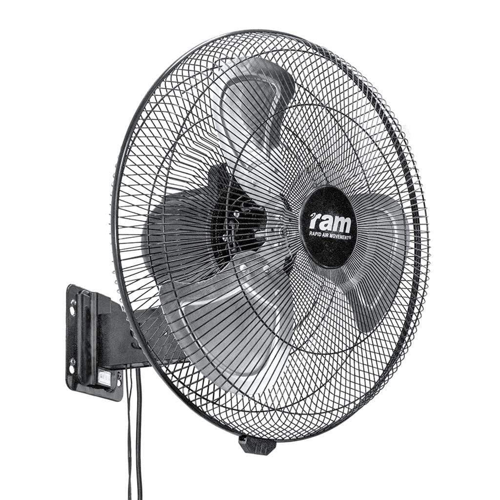 RAM  18" Heavy Duty Oscillating Wall Fan