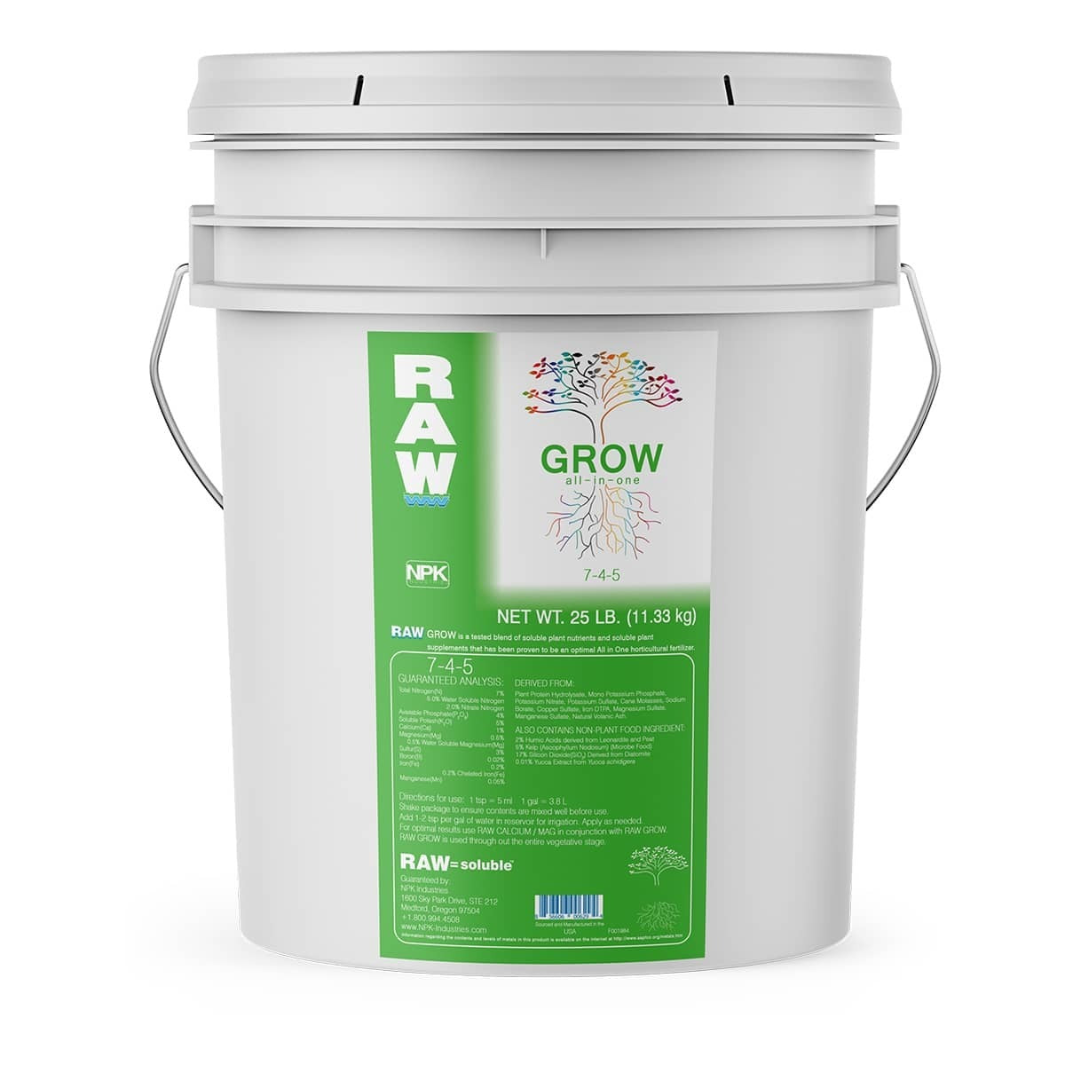 Raw Nutrients - Grow - 25lb