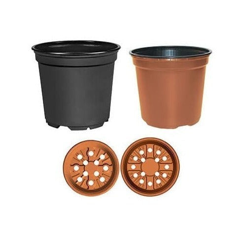 Round Plastic Pot - Mini 0.37L