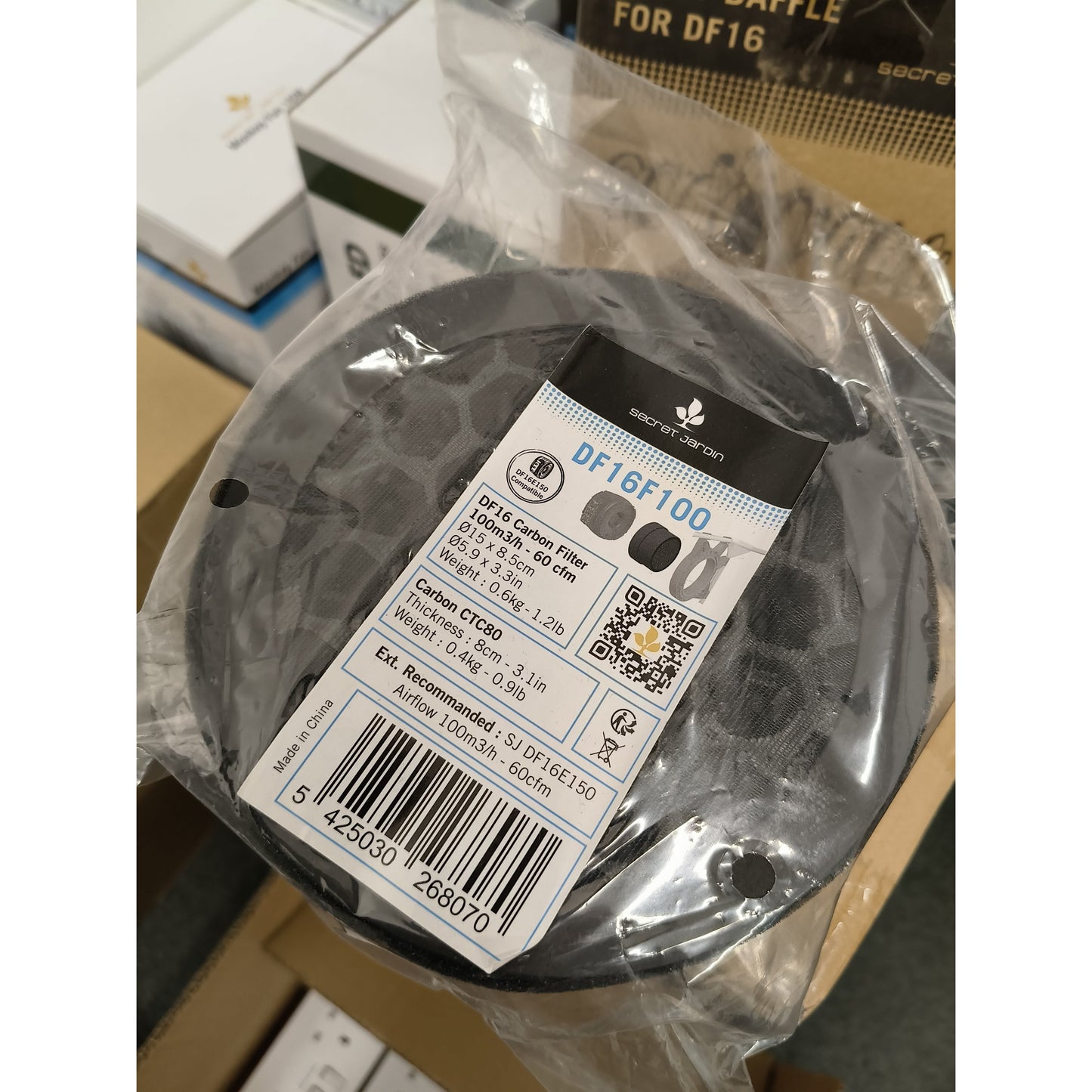 Secret Jardin DF16 Carbon Filters - 100m3h (DF16100)