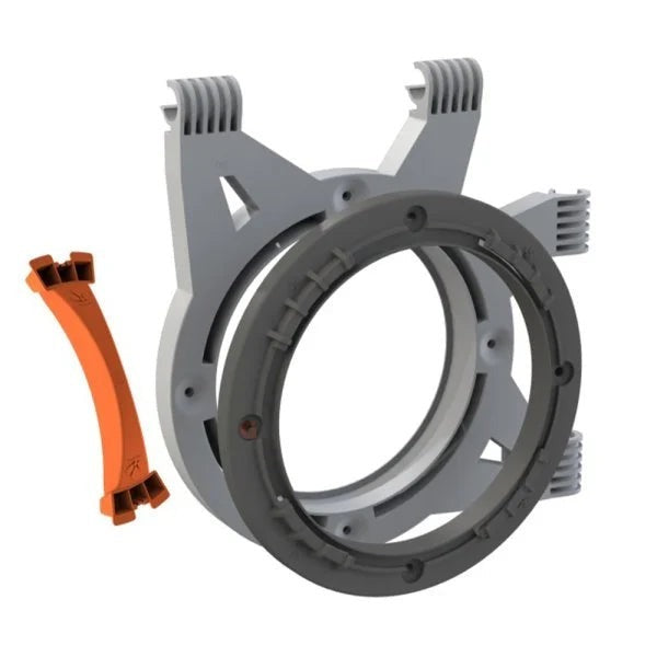 Secret Jardin DF16 Flange Support (for 16-19mm tent poles) - Ducting Flange Kit (with cutting tool)
