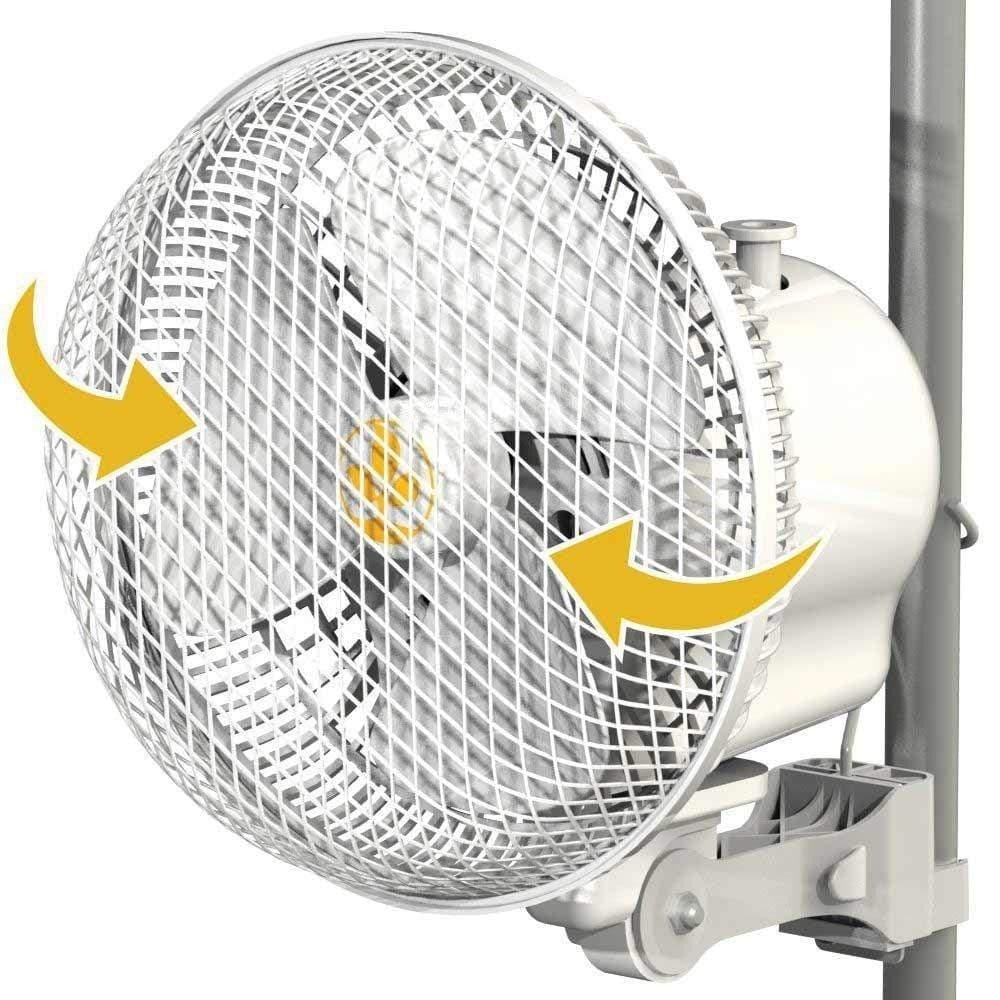Secret Jardin Oscillating Monkey Clip Fan -  8" 20W