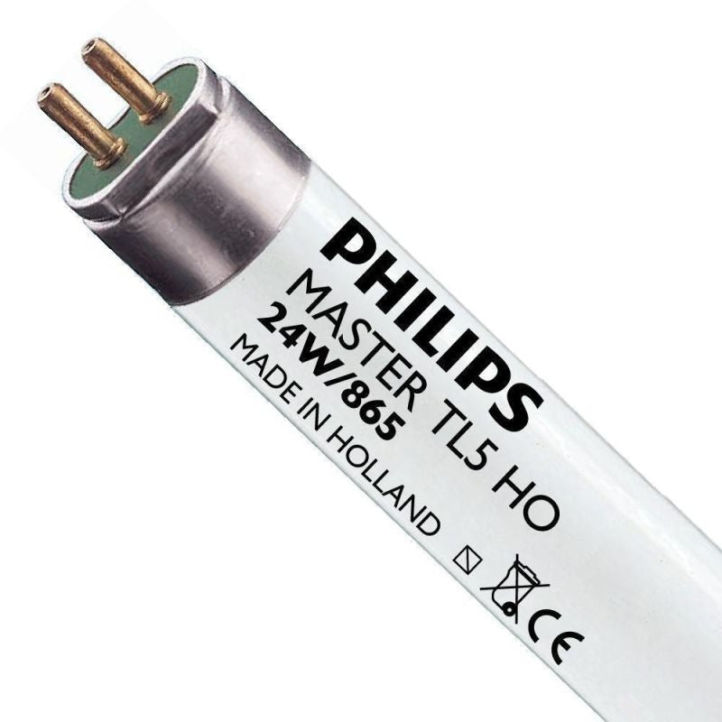 Single T5 Replacement Lamp - 2ft 24w 6500K - Philips MASTER TL5 HO 24W - 865 Daylight