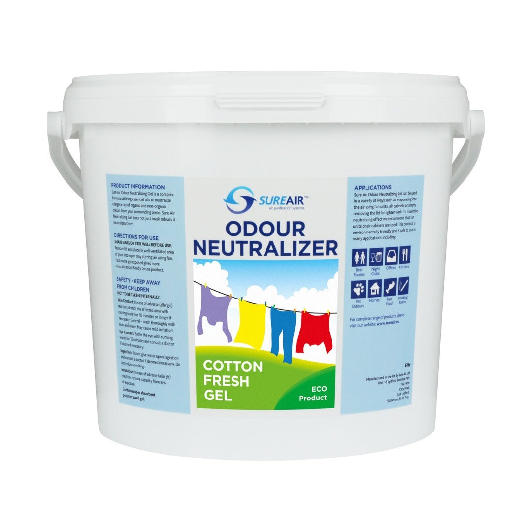 Sure Air Odour Neutralizer Gel - Cotton Fresh / 5L