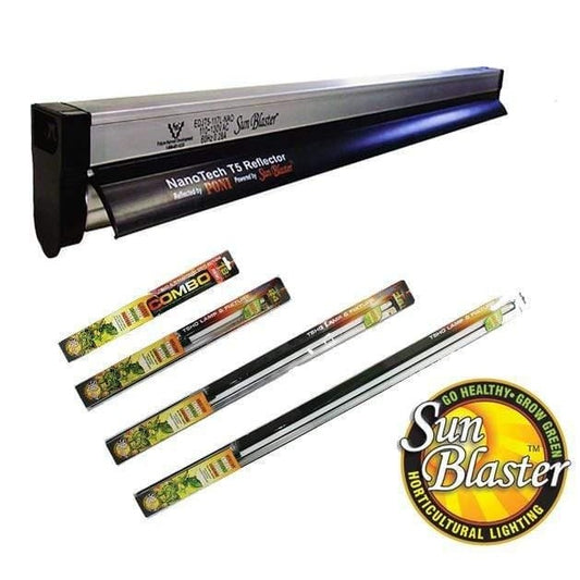 T5 SunBlaster lamp with NanoTech Reflector - 30cm / 11w