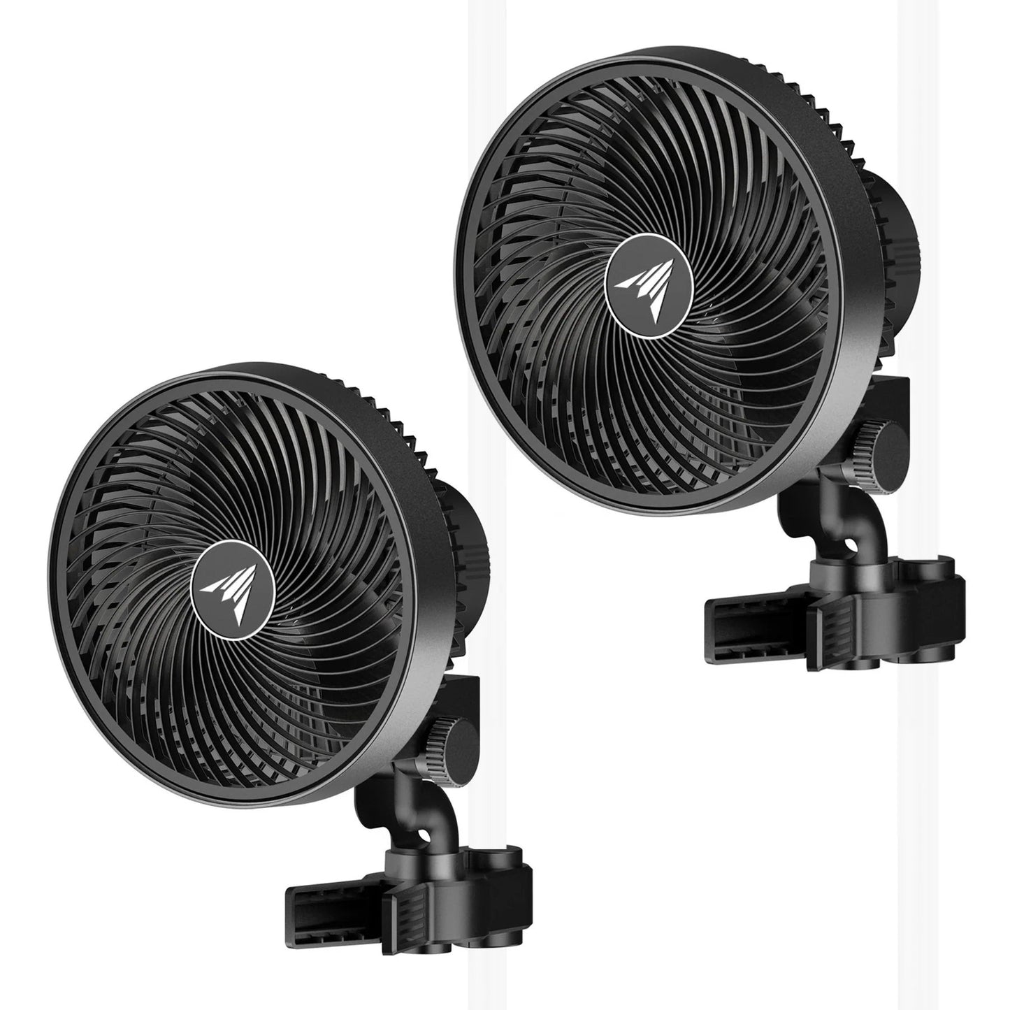 TWIN PACK - AC Infinity Cloudray S6  - 2 x 6-Inch Oscillating Clip Fans for Grow Tents