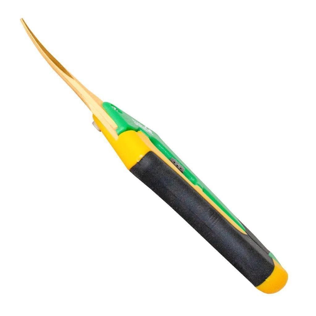 Titanium Coated Curved Blade Precision Pruners Scissors Trimmers
