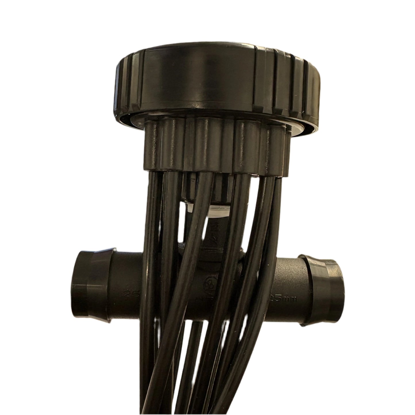 Top Spin Dripper Manifold - 25mm (1 inch) - with Tee