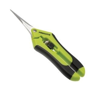 Trimming Scissors Pruners | Straight or Curved - STRAIGHT Spring Scissor
