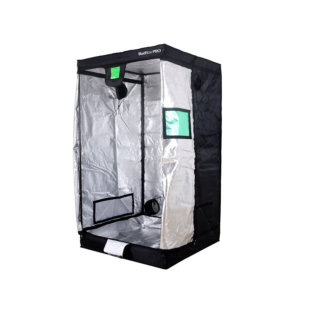 Bud Box Pro 100 x 100 Grow Tent - Standard & XL Height (White/Silver Lining)