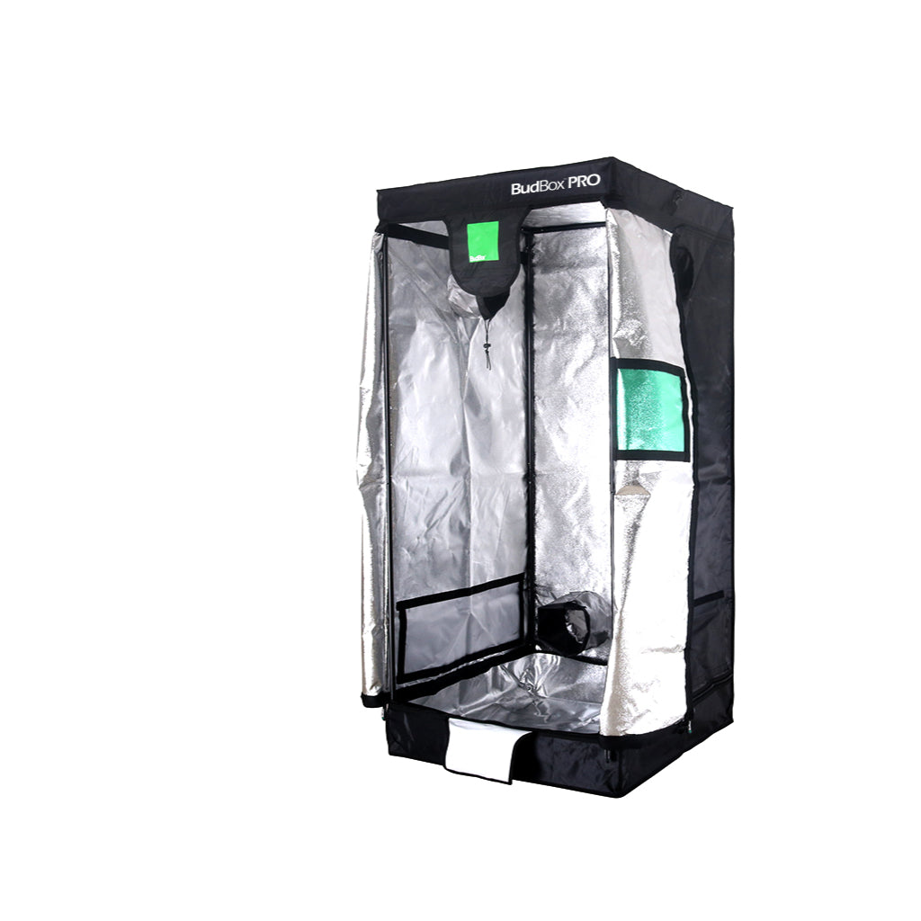 BudBox Grow Tent 75 x 75cm – Standard & XL Height (White/Silver Lining)