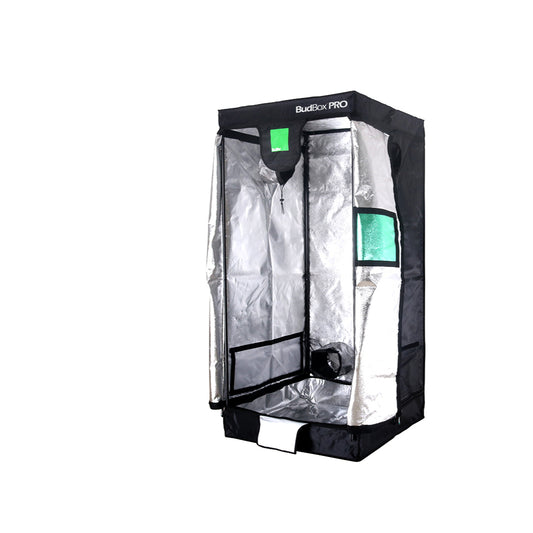 BudBox Grow Tent 75 x 75cm – Standard & XL Height (White/Silver Lining)